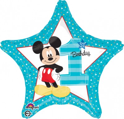 Standard Star Mickey 1st Birthday