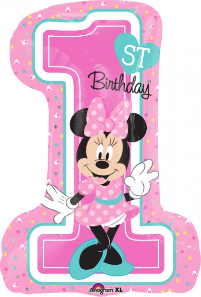 SuperShape Minnie 1st Birthday