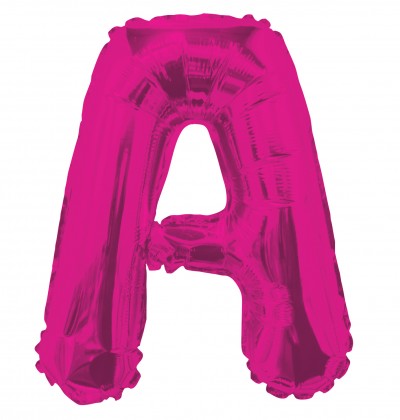 AirFilled: 14" LETTER A HOT PINK