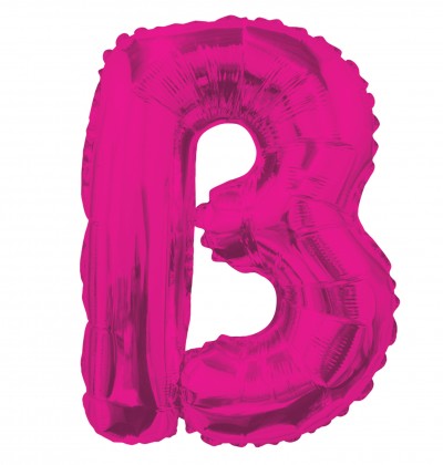 AirFilled: 14" LETTER B HOT PINK