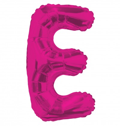 AirFilled: 14" LETTER E HOT PINK