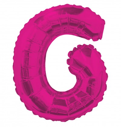 AirFilled: 14" LETTER G HOT PINK