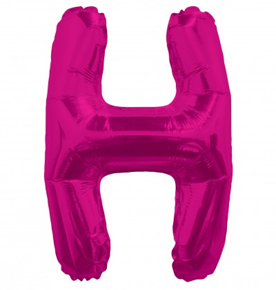 AirFilled: 14" LETTER H HOT PINK