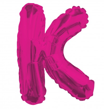 AirFilled: 14" LETTER K HOT PINK