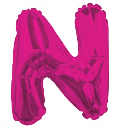 AirFilled: 14" LETTER N HOT PINK