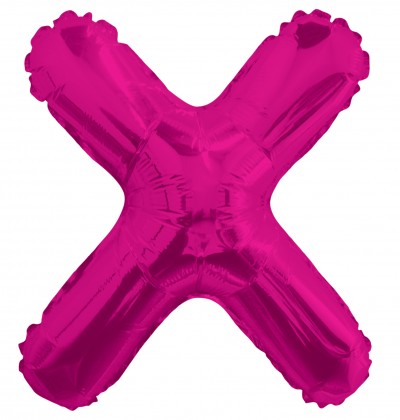 AirFilled: 14" LETTER X HOT PINK
