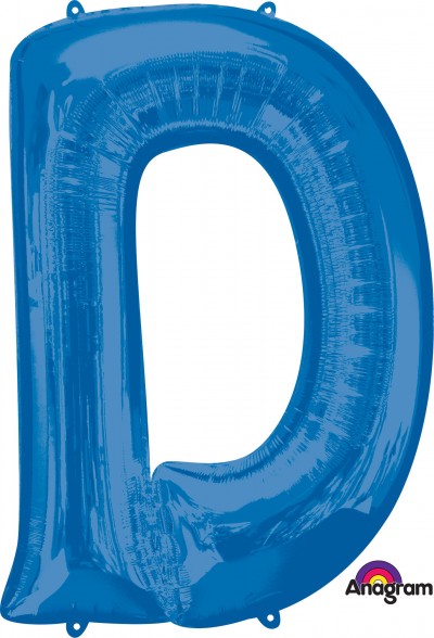 SuperShape Letter "D" Blue