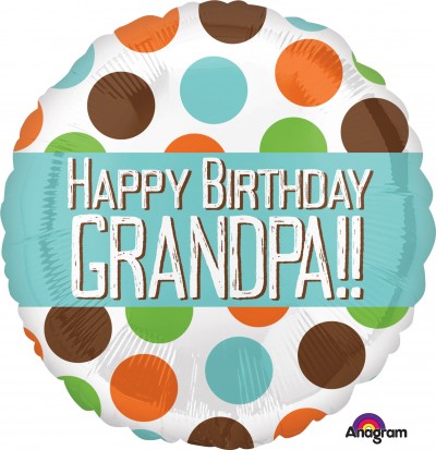 Standard Happy Birthday Dots Grandpa