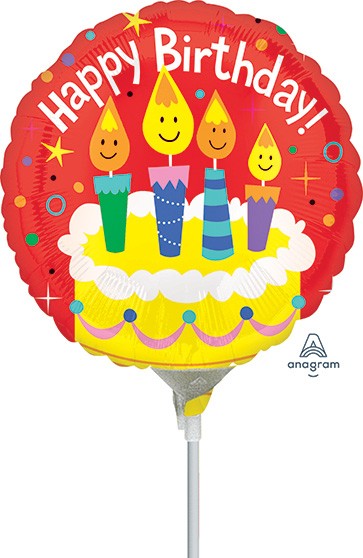 4" Happy Birthday Candles