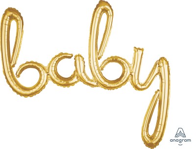 Script Phrase "Baby" Gold