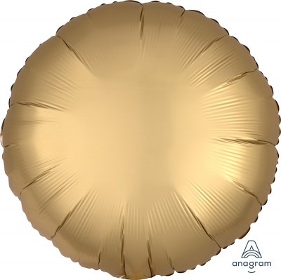 Standard Satin Luxe Gold Sateen Circle  (Flat)