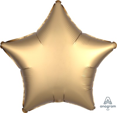 Standard Satin Luxe Gold Sateen Star  (Flat)