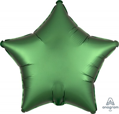 Standard Satin Luxe Emerald Star  (Flat)