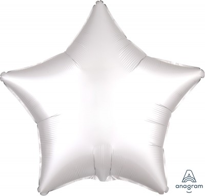 Standard Satin Luxe White Satin Star