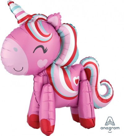 CI: Multi-Balloon Standing Magical Love Unicorn