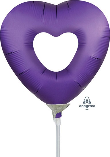 MiniShape Purple Royale Open Heart