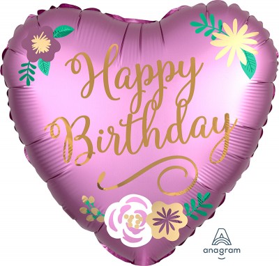Standard Satin Birthday Satin Flowers