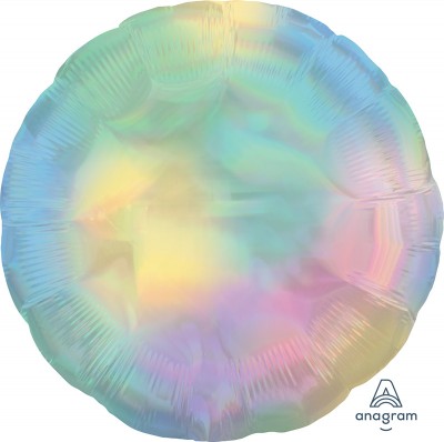 Standard Holographic Iridescent Pastel Rainbow Circle