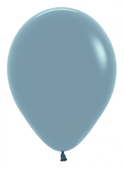 11" Pastel Dusk Blue Round (50pcs)