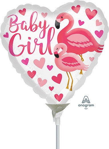 4" Flamingo Baby Girl