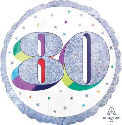 Standard Holographic Here's to Your Birthday 80