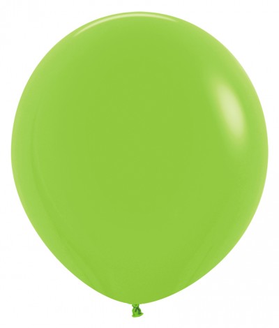 18" Neon Green Round (25pcs)