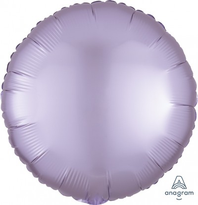 Standard Satin Luxe Pastel Lilac Circle