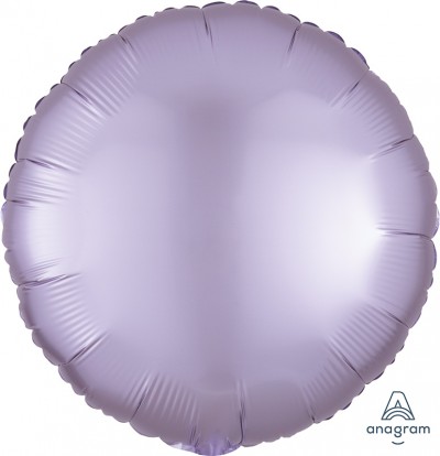 Standard Satin Luxe Pastel Lilac Circle  (Flat)