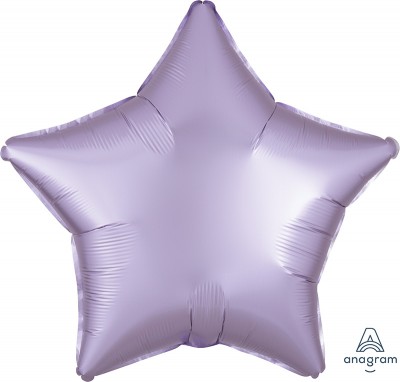 Standard Satin Luxe Pastel Lilac Star  (Flat)