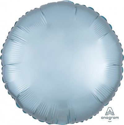 Standard Satin Luxe Pastel Blue Circle
