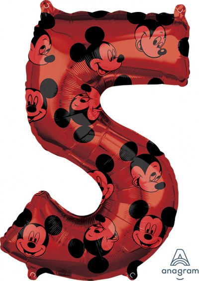 Mid-Size Mickey Mouse  Number 5
