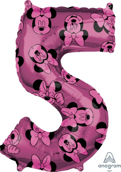 Mid-Size Minnie Mouse Forever Number 5