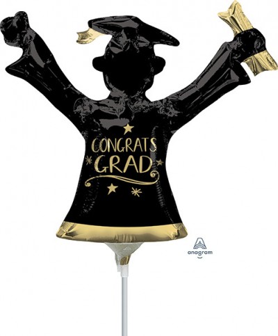 MiniShape Congrats Grad Gold & Black 