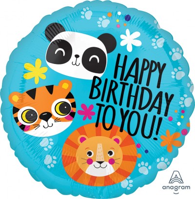 Standard Lion, Tiger and Panda HBD