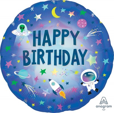 Standard Holographic Happy Birthday Outer Space