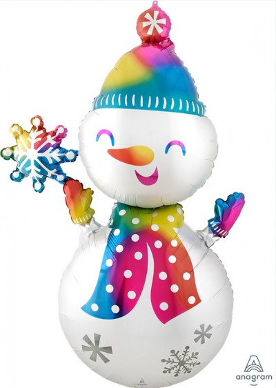 MultiBalloon Satin Infused Snowman
