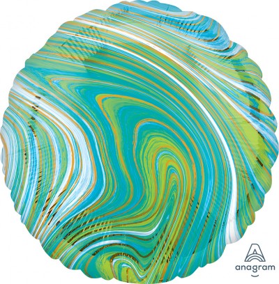 Standard Marblez Blue Green Circle 