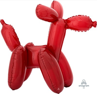 CI: Multi-Balloon Red Balloon Dog