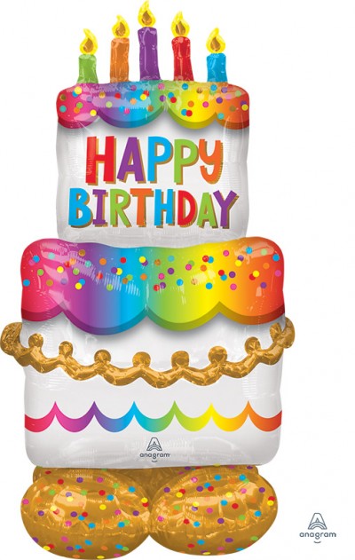CI: Airloonz Large Birthday Cake