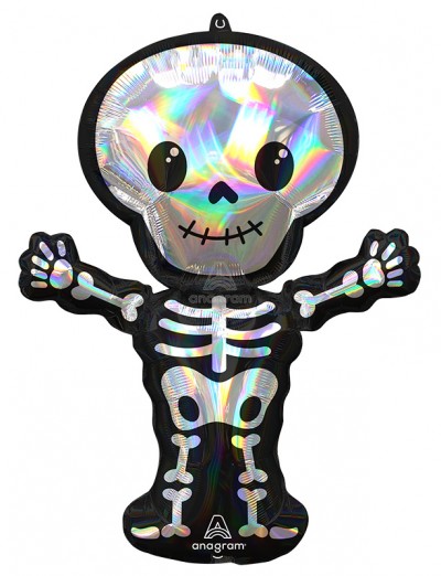 SuperShape Holographic Iridscent Skeleton