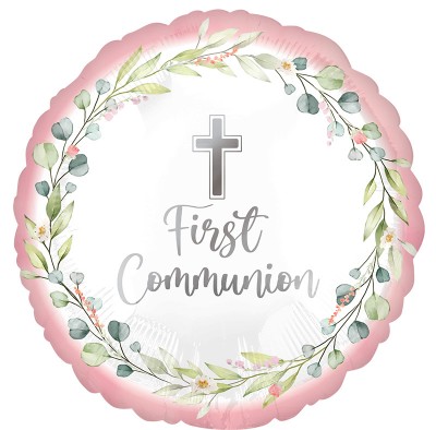 Standard My First Communion Pink