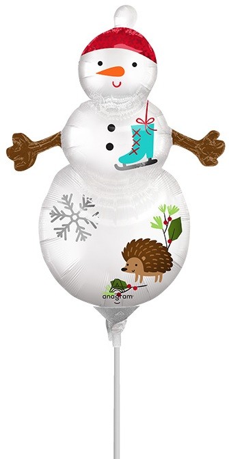 MiniShape Satin Woodland Snowman