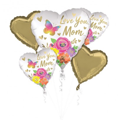 Bouquet Love You Mom Satin Floral