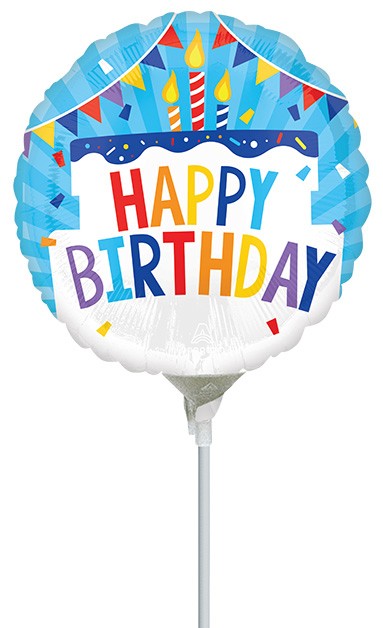 9" Happy Birthday Tiered Cake
