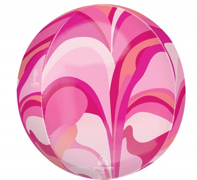 Orbz Vibrant Pink Macro Marble
