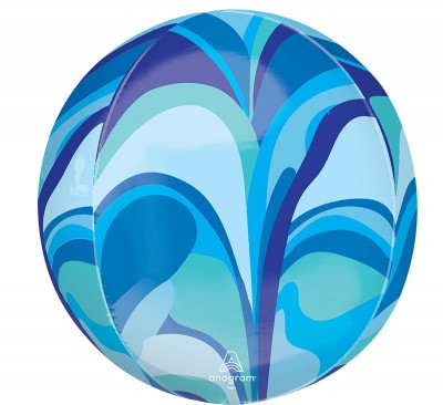 Orbz Vibrant Blue Macro Marble