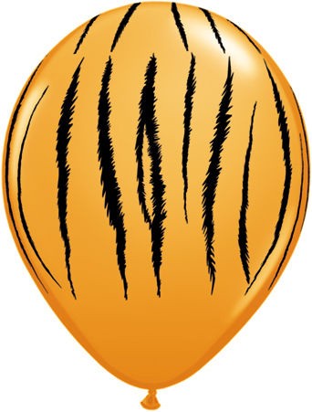 11" Tiger Stripes Orange 50Ct