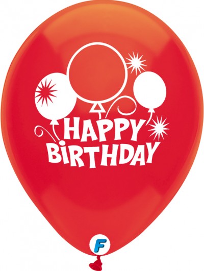 Funsational 12" Birthday Balloons Asst. (8 ct.) 