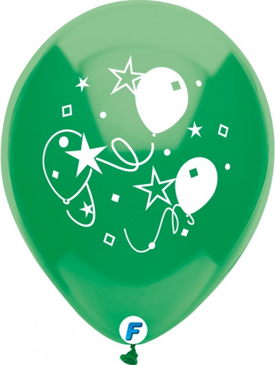 Funsational 12" Balloons & Stars Asst. (8 ct.)