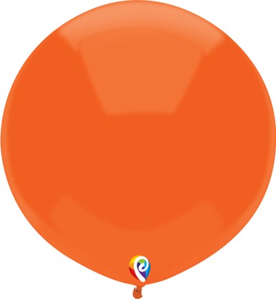 17" Outdoor Display Balloons Bright Orange 72ct